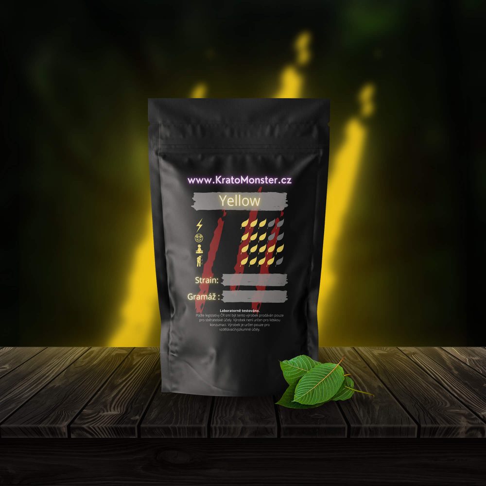 | KratoMonster.cz | KratomMonster Produktovky Kratom Yellow